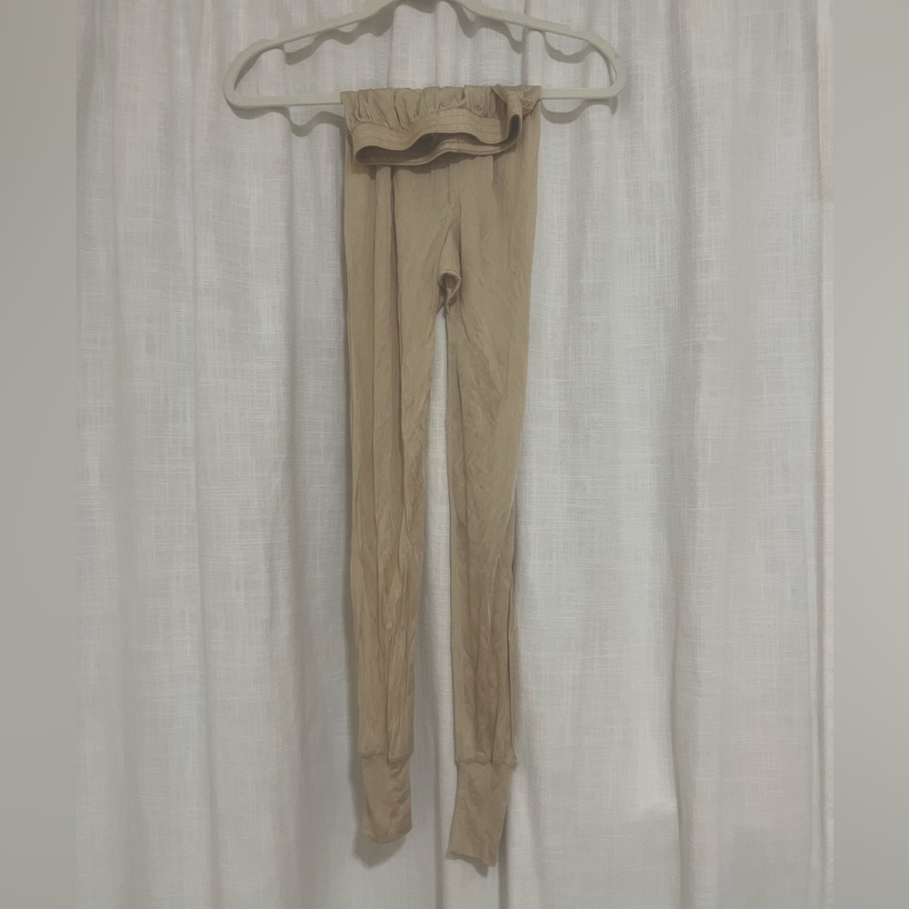 WinterSilks Base Layer Leggings - Cream Beige